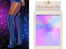 Monica Thigh High Boots [Holo Candy] - Maitreya • Legacy • Freya
