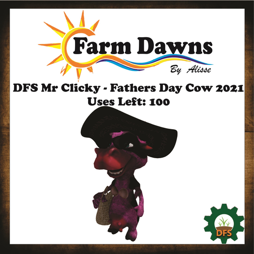 DFS Mr Clicky - Fathers Day Cow 2021 Uses Left: 100 10