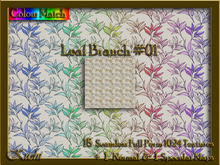 Leaf Branch #01 Seamless Texture Set