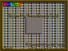 Stripe My Houndstooth Gold Seamless Texture Set