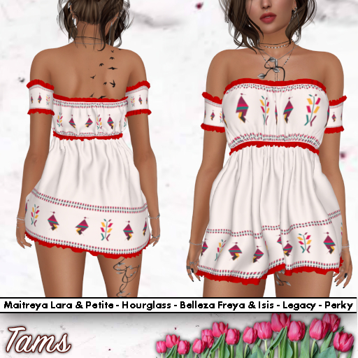 Tams - Peasant Dress - Leti