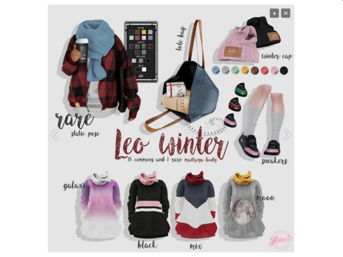 *Tentacio* Leo winter cap blue