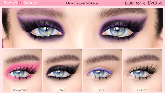 *Booty's Beauty* [Lel Evo X BOM] Onyxia Eye Makeup