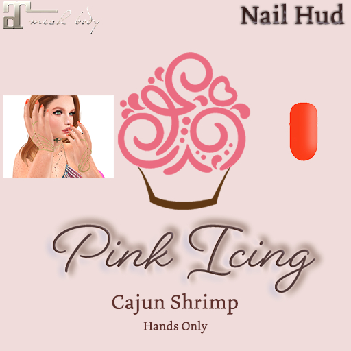 [Pink Icing]  Maitreya Nails Cajun Shrimp
