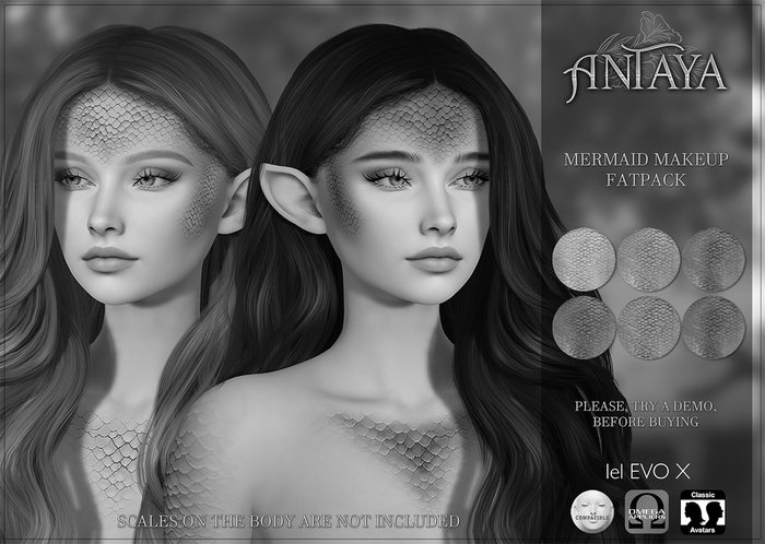 :: ANTAYA :: Mermaid makeup FAT PACK DEMO