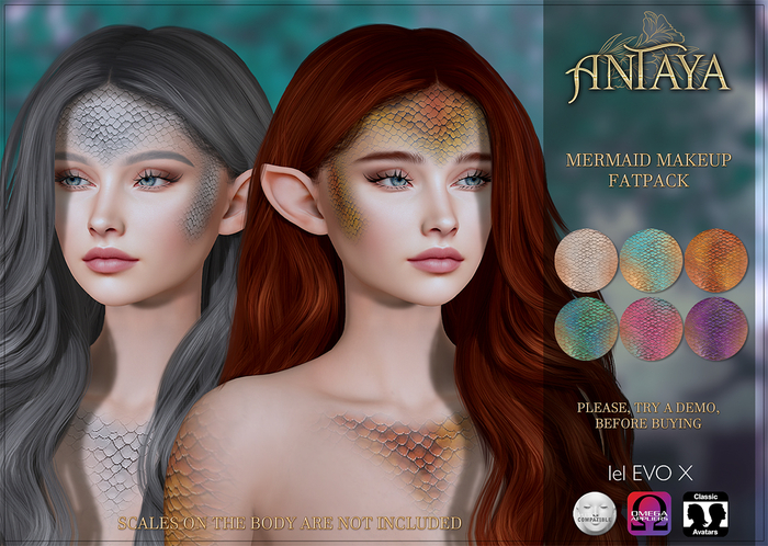 :: ANTAYA :: Mermaid makeup FAT PACK - (wear me)