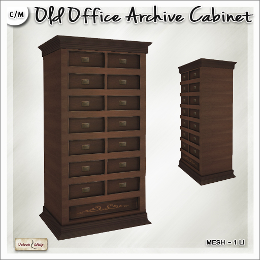 [V/W] Old Office Archive Cabinet - Vintage Mesh furniture