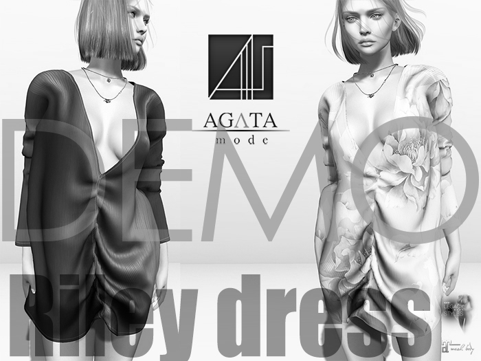 *AGATA* Riley dress DEMO