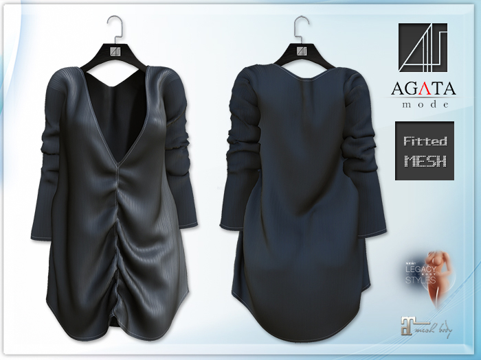 *AGATA* Riley dress / black
