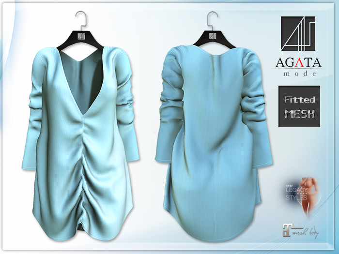 *AGATA* Riley dress / babyblue