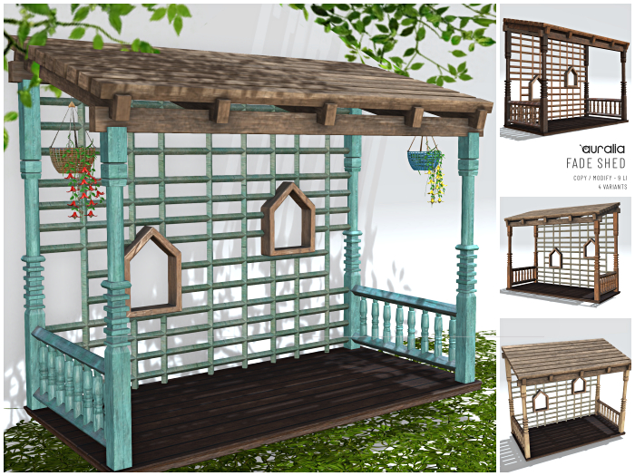 - Auralia - Fade Garden Shed - 9LI - 4 Colors 