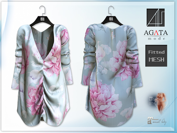 *AGATA* Riley dress / flower-A