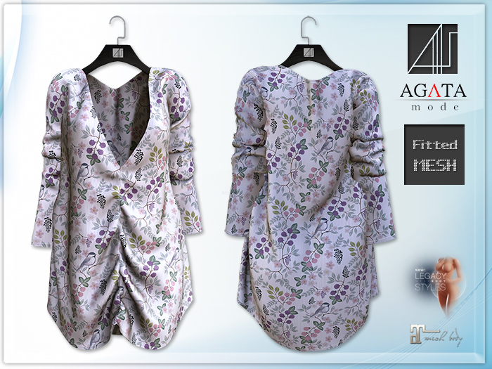 *AGATA* Riley dress / flower-C