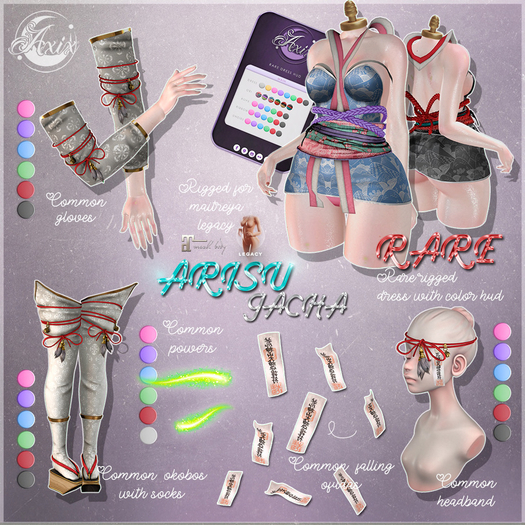 ::Axix:: Arisu Gatcha Floating Ofudas *Boxed*