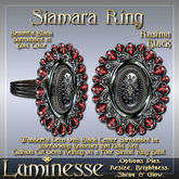 SIAMARA Rasima BENTO Ring OP - Red Black