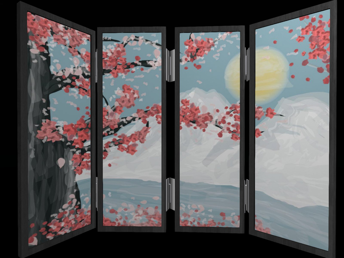Full Perm Props "Shoji Screen"