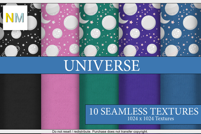 Universe Matchup Kit 10 Seamless Textures NM