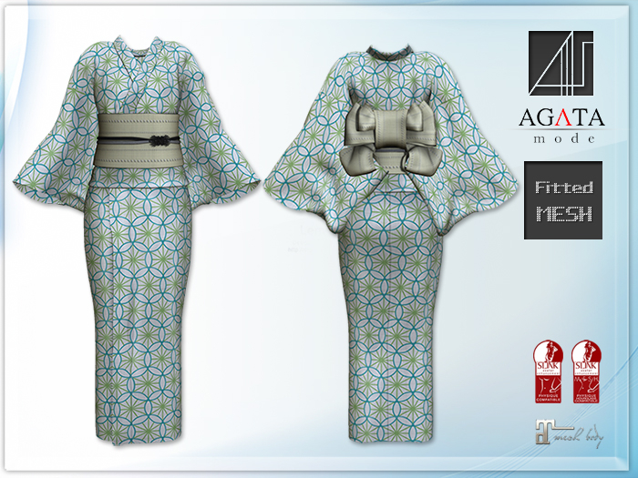 *AGATA* Yuri Yukata / print-H