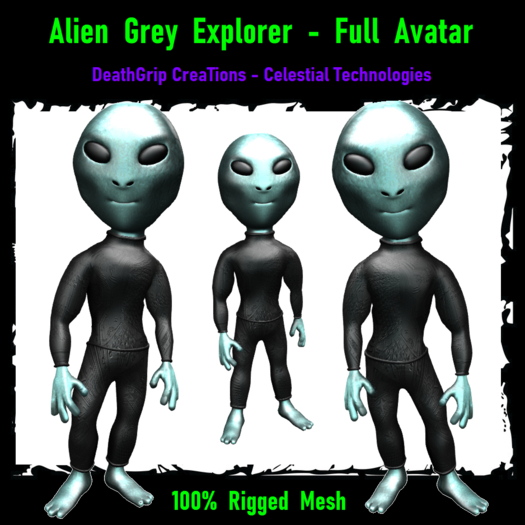 [D.G.C.] - Alien Grey Explorer [Avatar] - BOXED