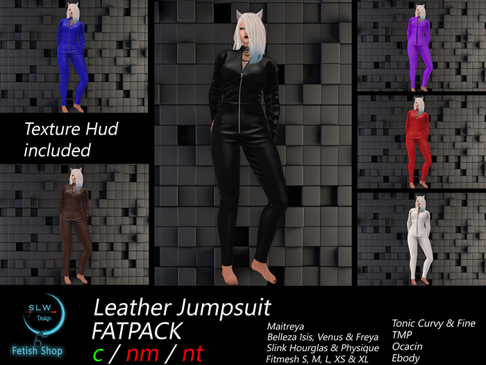 SLW Design - Leather Jumpsuit FATPACK