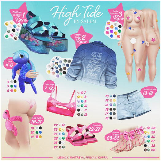 01 - [Salem] High Tide - Platform Sandals // Maitreya - RARE