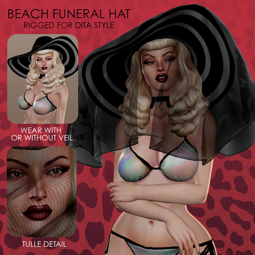 (NO) Beach Funeral Hat