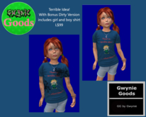 GG - Terrible Idea Tshirt (Tweenster)