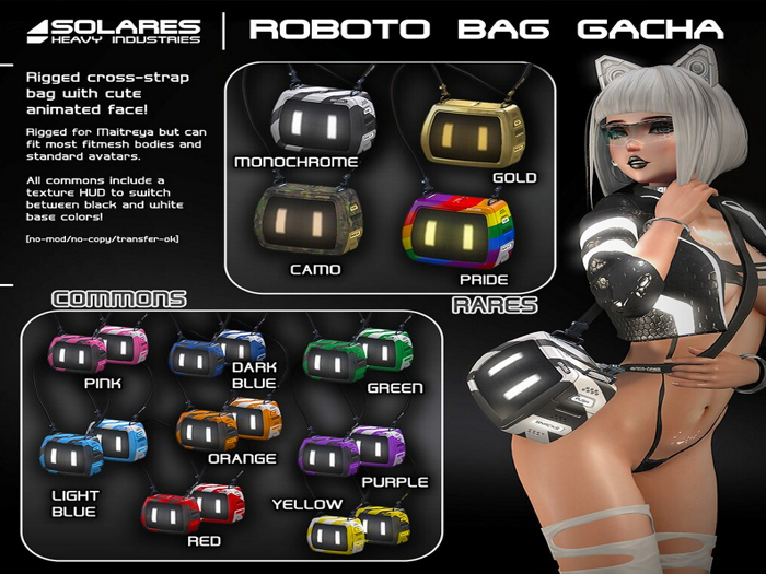 solares >> Roboto Bag - Camo [RARE]