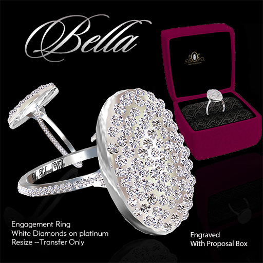 Exquisite Bella Engagement Ring Platinum 
