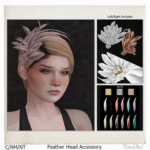 Baubles! by Phe - Feather Head Accessory