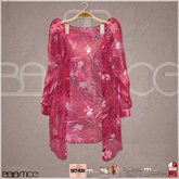 Baiastice_Alba Open Shirt-Magenta
