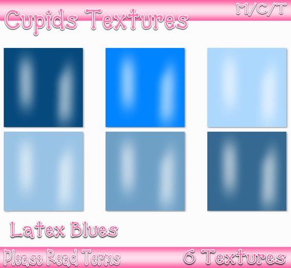 6 Latex Blues Textures