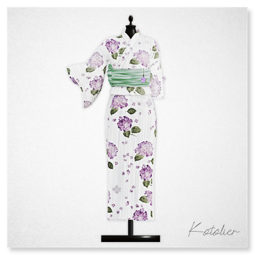 Kotolier . Yukata Ajisai - purple
