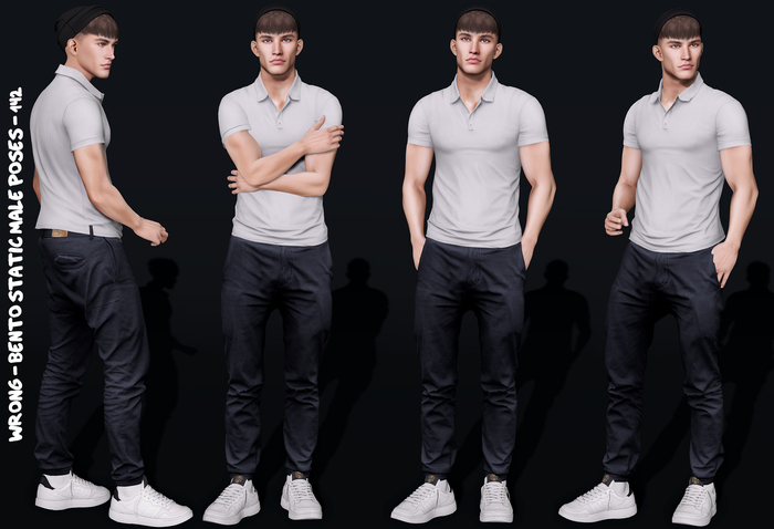 WRONG - BENTO STATIC MALE POSES - 142