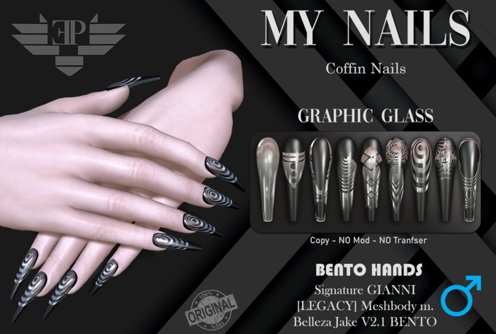 L'Emporio&PL::*My Nails*:: -Graphic Glass -Bento-MALE-