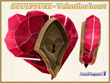 SCULPTURE - Valentine heart (1 LI) (Full perm)
