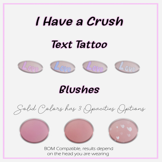 [Amis] I've a Crush (Blushes and more) - Demo
