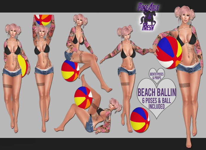PoseAble Mesh ~ Beach Fun