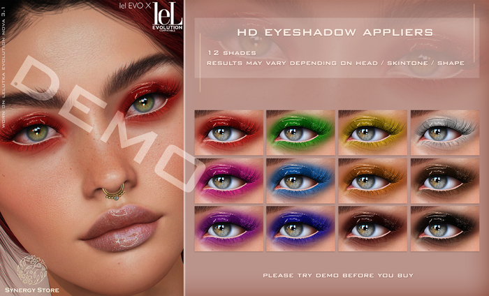 DEMO [SYN] - HD Eyeshadow Milan (Bold) LELUTKA EVO/EVO X