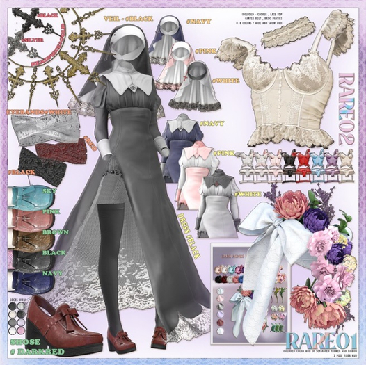 DAMI.AGNES LOOK #shose-PINK [maitreya]