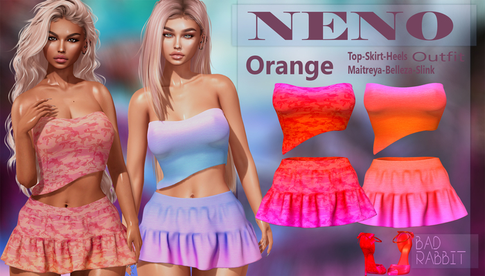 .:Bad Rabbit:. Outfit Neno Orange