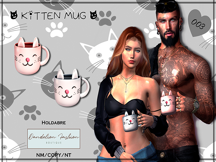 {D.F} Kitten Mug 003