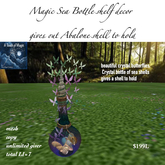 Magic sea shell bottle gives a shell to hold-BOX
