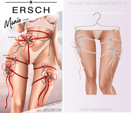 ERSCH - Monie Legstraps -cream-