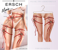 ERSCH - Monie Legstraps -red-
