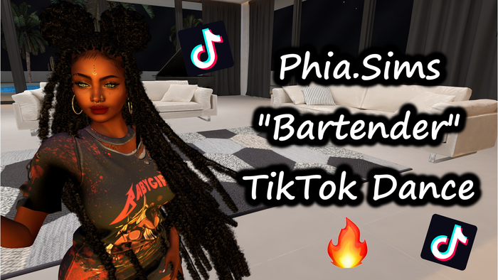 Phia.Sims Bartender TikTok Dance Animation