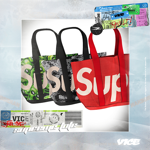 VICE - Sup. Raffia Tote "Fatpack"