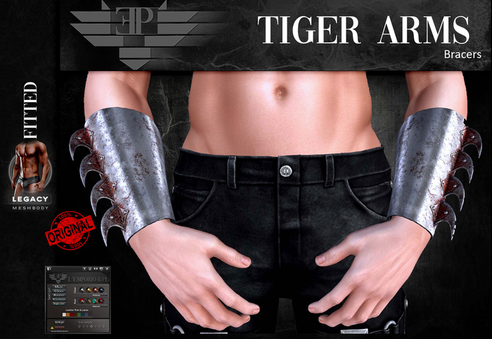 L'Emporio&PL ::*Tiger Arms*:: -Bracer- [LEGACY] Meshbody (m)
