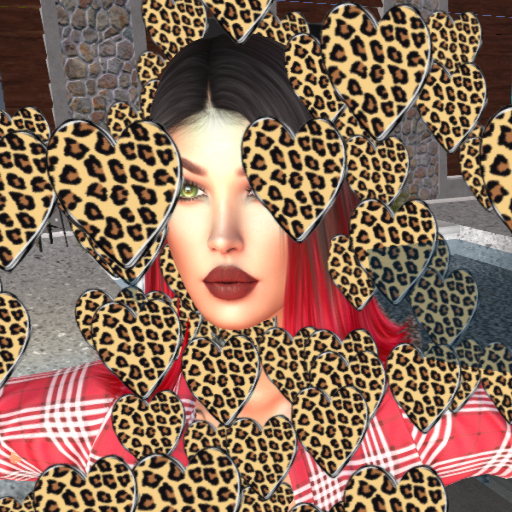 Kiss Lips Leopard Heart