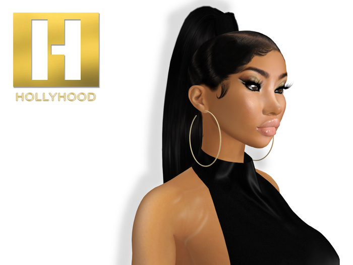Hollyhood Giant Hoops - Gold